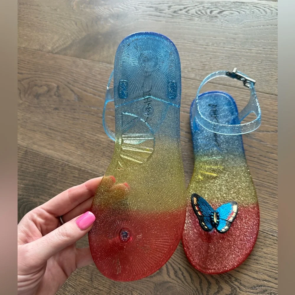 Betsy Johnson Butterfly Jelly Sandals - Picture 4 of 7